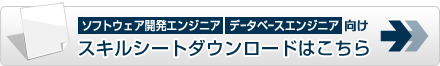 ソフトウェア開発エンジニア・データベース向け スキルシート,エンジニア履歴書,経歴書のダウンロード